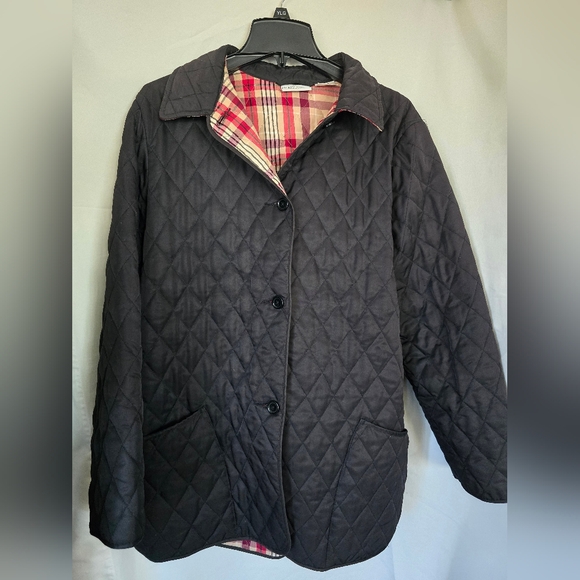 Jaclyn Smith Jackets & Blazers - Women's Jacklyn Smith Black Quilted Jacket XL